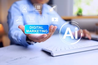AI marketing agency digital transformation concept