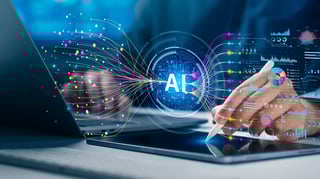 AI transitioning from tool to digital employee concept